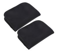 PAMINGONO Étui à Insuline Portable Noir 2pcs en Polyester avec Compartiments Multiples et Poche Intérieure pour Rangement Organisé Lors des Déplacements Quotidiens et Voyages