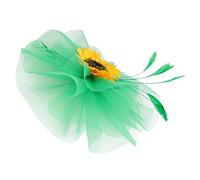 PAMINGONO Fascinator Tulle Avec De Pour Mariage Et Tea Party Accessoire Élégant Et Coiffe Colorée Pour Événements Spéciaux