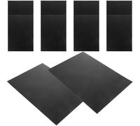 PAMINGONO Feuilles de Plastique Rigide Pp Noir 10pcs A4 Anti-dérapantes Faciles à Percer pour Encadrement Tableau et Signalétique