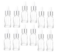 PAMINGONO Flacon Compte-Gouttes en Verre 12Pcs Étanches Multifonctions Voyage Cosmétiques Pratiques