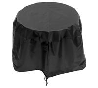 PAMINGONO Housse De Barbecue Extérieure Résistante 210d Noire 85x40 Cm pour Petite Table Ronde Protection Anti-Pluie Poussière UV Solide Adaptée Patio Jardin Barbecue