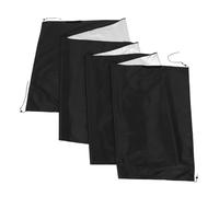 PAMINGONO Housse de Piscine Inground Robuste et Imperméable avec Cordon de Serrage Couverture Solaire Noire Facile à Nettoyer pour Hivernage et Protection Extérieure