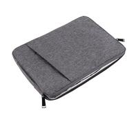 PAMINGONO Housse Ordinateur Portable 133 pouces Feutre Imperméable Protection Multi-couches Antichoc avec Poignée Sacoche Légère pour Voyage et Affaires Gris Foncé