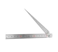 PAMINGONO Jauge Épaisseur Inox avec Règle Droite Graduée Outil de Mesure Précis pour Écart pour Mécanique Bricolage et Maintenance