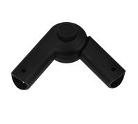 PAMINGONO Joint de Canne Pliable pour Chariot Pliable avec Poignée Push-Pull Angle Coudé pour Caddie de Jardin Léger et Portable Accessoire Noir pour Conversion Trolley