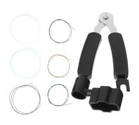 PAMINGONO Kit d’Outils Multifonction pour Guitare 3 Fonctions Coupe-Cordes Extracteur de Chevilles Enrouleur de Cordes Accessoires Compatibles Guitares Acoustiques Couleur Aléatoire