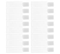 PAMINGONO Kit de 30 Mini Bouteilles de Voyage en Pp Blanc, Accessoires Pratiques pour Lentilles de Contact, Légères et Rechargeables, pour Transporter une Poche Paquet à Dos