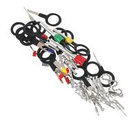 PAMINGONO Kit de 500 Connecteurs Électriques Automobiles Broches Mâles et Femelles 1 à 35 MM Non Isolés Bornes de Câble Résistantes à la Chaleur Étanches pour Câblage et Réparation