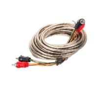 PAMINGONO Kit de Câbles Audio Voiture Cuivre Pur Fil Haut-parleur et Caisson Basse Installation Facile Câble Amplificateur Fiable pour Système Subwoofer Auto