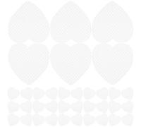 PAMINGONO Lingettes Ongles en Coton Blanc Forme Cœur, 200 Feuilles, Faciles à Utiliser pour Dépose Rapide du Vernis Semi-permanent en Manucure Déplacement