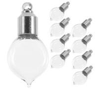 PAMINGONO Lot De 10 Mini Flacons En Verre Avec Couvercles, Rechargeables, Pour Parfum