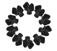 PAMINGONO Lot de 10 Patins de Repose-pieds Coulissants en Plastique Robuste, Support en U Amovible pour Fauteuil Roulant de Transport, Bloc de Guidage pour Rail Latéral -