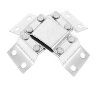 PAMINGONO Lot de 2 supports de lampe de casque en alliage d'aluminium avec socle - Support de lampe de poche stable pour casques de protection - Facile à monter - Accessoire de sécurité au travail