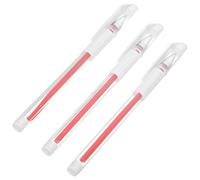 PAMINGONO Lot De 3 Stylos De Marquage Waterproof Pour Microblading, Pointe Fine, Rouge, Pour Professionnels Du Tatouage Et Chirurgie, Tracé Précis Pour Sourcils Et Lèvres