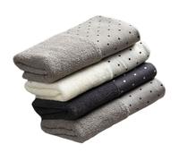 PAMINGONO Lot de 4 Serviettes en Pur Coton Visage, Six Couches, Absorption D'eau et Résistantes à L'usure, comme Serviettes de Toilette Essuyer la Sueur Couleur Aléatoire