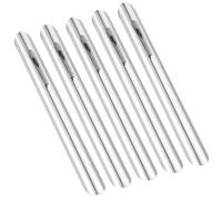 PAMINGONO Lot de 5 Grattoirs à Miettes en Acier Inoxydable Ramasse-Miettes Compact pour Restaurant et Maison Outil de Nettoyage de Table pour Serveurs Cuisine Professionnelle Argenté