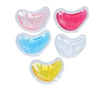 PAMINGONO Lot De 5 Patchs De Gel Oculaires u 6,5 Cm, Chaud Et Froid, Réutilisables, Coussinets En Gel Yeux, Fatigue Oculaire, Anti-poches Et Anti-imperfections Pour Femmes Et Hommes, Usage Quotidien