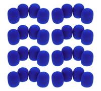 PAMINGONO Lot de 50 Bonnette Anti-Vent en Mousse pour Microphone à Main Protection Anti-Bruit Compatible avec la Plupart des Appareils pour Scène Karaoké et Podcasting