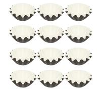 PAMINGONO Lot de 50 Doublures pour Chauffe-Bougie Électrique, Papier Résistant Haute Température, Couleur Noire, Doublure Étanche pour Brûleur de Cire, Accessoire Parfum D’Ambiance Maison