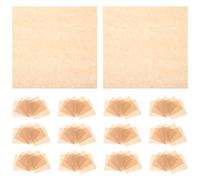 PAMINGONO Lot de 500 Feuilles de Papier Kraft Absorbant L’Huile 15X15 CM pour Fritures Pizzas et Collations Papier Alimentaire Écologique sans Odeur pour Restauration et Cuisson