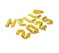 PAMINGONO Lot de Ballons en Aluminium «Bonjour 2025» Dorés Décorations pour Fête du Nouvel An Ballons Chiffres et Lettres Accessoires Décoratifs pour Anniversaire et Célébrations