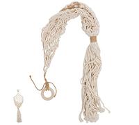 PAMINGONO Macramé Panier Tressé pour Fruits Et Légumes Rangement Décoratif pour Cuisine Maison