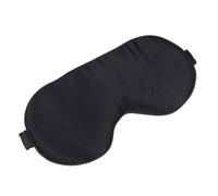 PAMINGONO Masque de Sommeil en Soie Noir, Cache-œil Confortable Bloquant la Lumière, Parfaitement Adapté Nez Yeux pour Hommes et Femmes la Maison L'hôtel