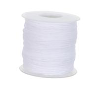 PAMINGONO Mèche de Bougie Ronde en Coton Blanc, Mèche Épaisse Densifiée, pour Cire de Soja et Cire D’Abeille, Allumage Fluide, Fabrication de Bougies, Bougies D’aromathérapie de Bureau
