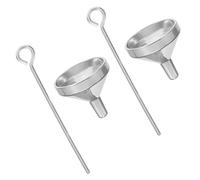 PAMINGONO Mini Entonnoir Acier Inoxydable pour Remplir Petites Bouteilles Entonnoir Parfum et Huile Essentielle Outil de Remplissage Précis