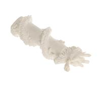 PAMINGONO Mini Maquette de Paysage Architectural en Résine Blanche Figurines Miniatures pour Décoration de Maison Sculpture Miniature Pédagogique pour Modélisme et Aménagement Paysager