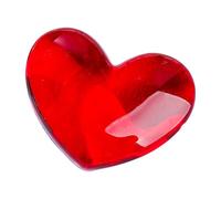 PAMINGONO Ornement Solide et Brillant de Cœur en Cristal Rouge Centre de Table, Élégant, pour Décoration de Table Romantique Saint-Valentin pour Anniversaire