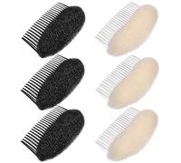 PAMINGONO Outil Bun Maker Invisible et Confortable en Éponge Acrylique 6pcs pour Coiffure Chignon Mariage et Fête Accessoires pour Cheveux Femme