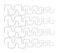 PAMINGONO Outil de Modélisation des Branches Arbre Fruitier 30pcs en Fer Galvanisé Argenté pour Jardinage, Stabilisateur et Formateur Augmentant Le Rendement