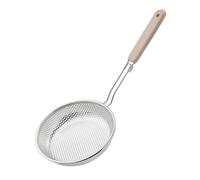 PAMINGONO Passoire à Grandes Mailles Acier Inoxydable avec Long Manche Cuillère Écumoire Filtrante pour Cuisine Ustensile et Confortable pour Filtrer Eau et Huile