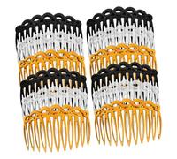 PAMINGONO Peigne Latéral en Plastique 12Pcs 7.5Cm Dents Souples Accessoires Coiffure Coiffage Pratique pour Déplacements Pince à Cheveux Décorative