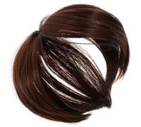 PAMINGONO Perruque Clip Femme Toppers Cheveux Fins Cachez Avec Synthétiques Couleur Châtain
