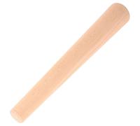 PAMINGONO Pilon en Bois de Hêtre Rond Résistant aux Chutes L'usure, Outil pour Broyer L'ail comme Ustensile Cuisine Polyvalent