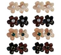 PAMINGONO Pinces à Cheveux Accessoires Cheveux Mignons Forme Fleur 16 en Plastique Qui Ajoutent un Charme sans Abîmer pour Garçon et Filles pour Mariage et Scène