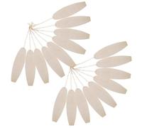 PAMINGONO Planche de Surf en Bois Lot de 30 Pièces Design Coloré, pour Décoration Murale Méditerranéenne et DIY Craft, Conçu Garçon et Filles et Activités Manuelles