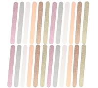PAMINGONO Polissoir à Ongles Double Face 30 Pièces en Eva Poudre Pailletée, Lime Professionnelle pour Manucure et Salon de Beauté, Ponçage et Façonnage des Ongles
