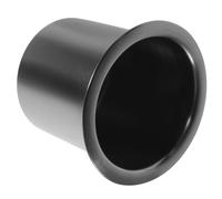 PAMINGONO Porte-Gobelet de Canapé Encastré en Acier Inoxydable Brossé Noir Support Robuste pour Grandes Tasses Insert Pratique pour Boissons Adapté pour Canapé et Fauteuils Accessoire