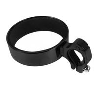 PAMINGONO Porte-Gobelet pour Vélo en Alliage D’Aluminium Noir Support pour Guidon Maintien Sécurisé Livré Clé M5 Accessoire Pratique pour Tasses Café et Thé au Lait Compatible Vélo et
