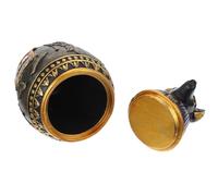 PAMINGONO Pot Décoratif Égyptien en Résine, Bocal de Rangement Moyen Motifs en Relief, Ornement Intérieur sur Thème Antique, Figurine Artisanale pour Décoration Maison et Style Aléatoire