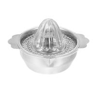 PAMINGONO Presse-citron Manuel Acier Inoxydable Extracteur de Jus Orange Portable avec Bec Verseur Facile à Tenir pour Maison Camping et Pique-