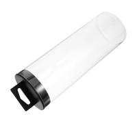 PAMINGONO Récipient Transparent pour Balles de Tennis PVC Résistant avec Couvercle Noir Stockage Pratique et Réutilisable pour Balles Organisateur Portable