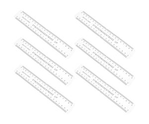 PAMINGONO Règle de Maquillage des Sourcils Marquages en Pvc Transparent 6 Pièces Portables dans Divers pour Artistes Tatoueurs et Débutants