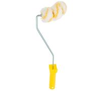 PAMINGONO Rouleau à Peinture pour Tuyau Blanc en Polyester et Fer Finition de Surface Lisse, Brosse à Pipe Créative sans Perte de Poils, pour Travaux de Peinture de Tuyaux
