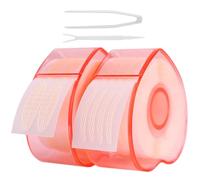 PAMINGONO Ruban Adhésif Double Paupière Rouge 2 Rouleaux Crée un Effet Naturel et Lifting pour Paupières Inégales Usage Quotidien