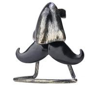 PAMINGONO Support à Lunettes Créatif en Fer Forgé Ornement Décoratif Nez et Barbe Rangement Pratique pour Lunettes de Bureau et Salon Accessoire Original pour Organisation et Décoration