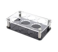 PAMINGONO Support Acrylique pour Verres à Shot Emplacements Base Stable pour Bar et Fêtes Rangement Compact pour Verre Shooter Pratique pour Maison et Soirée